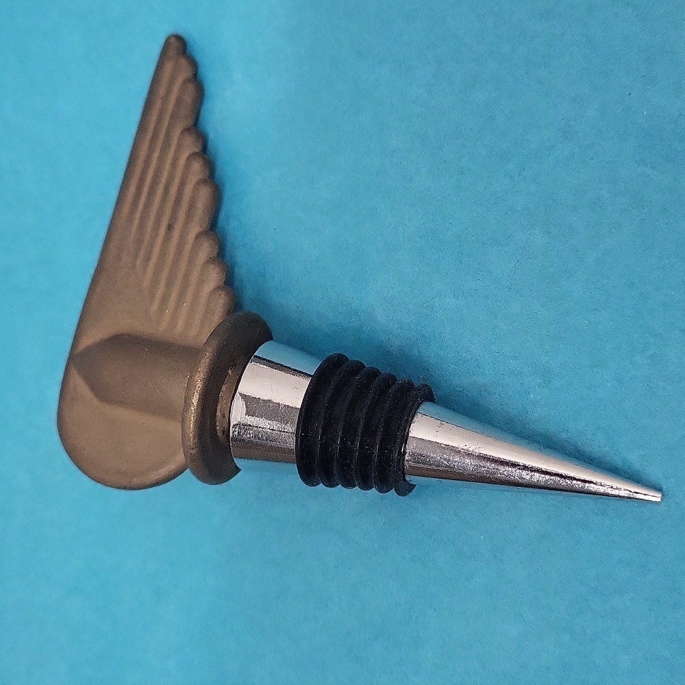 Vintage Antique Propeller Part Wine Stopper